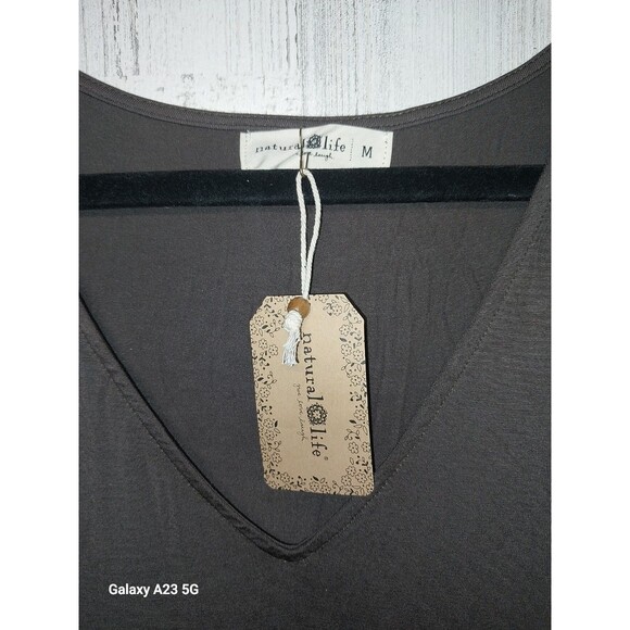 Natural Life Charlotte Knit Maxi Dress Size Medium Espresso - Picture 4 of 7